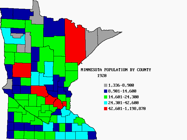 Total Population 1910-2020